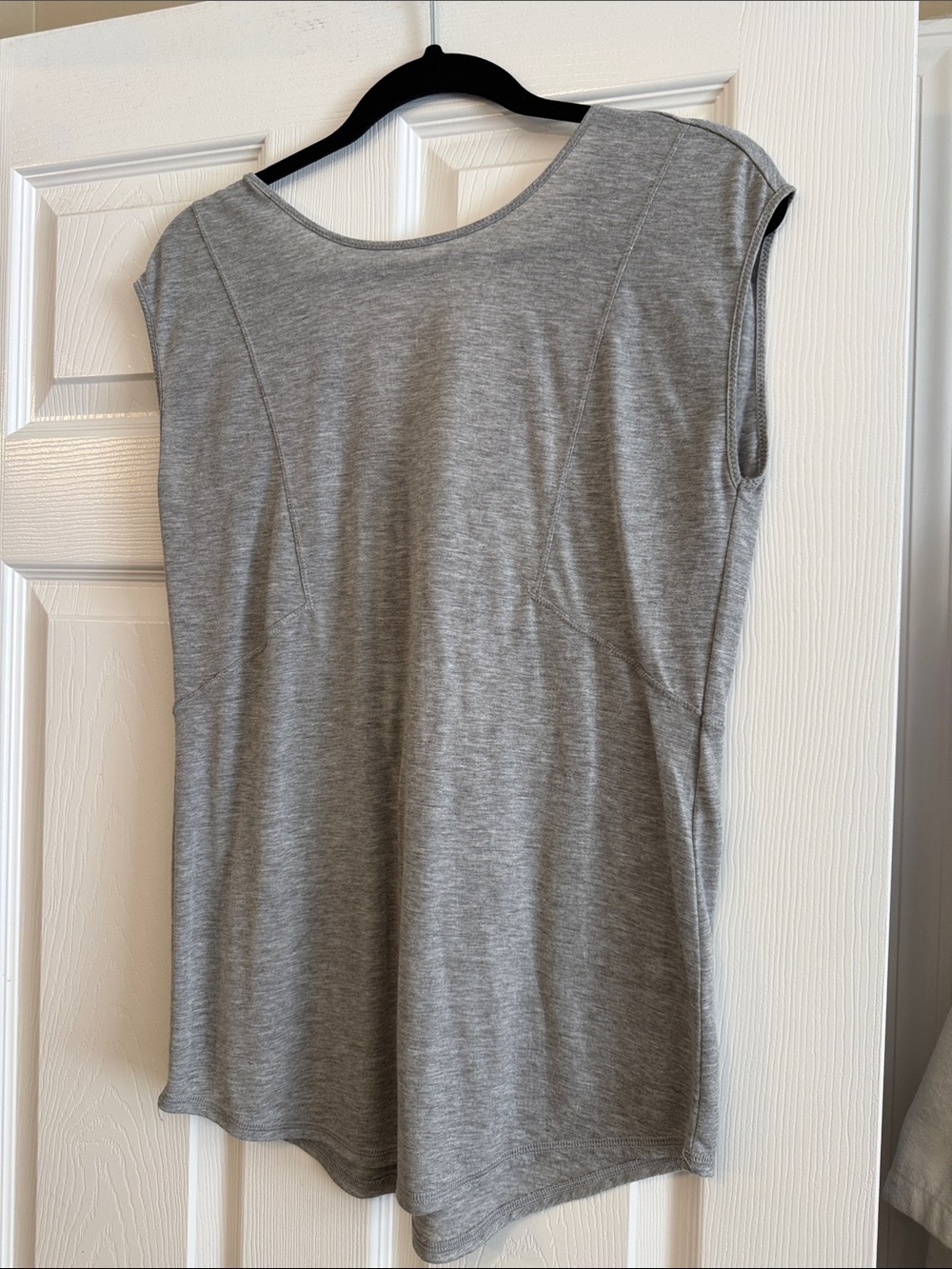 Zella Gray Cap-Sleeve Performance Tank